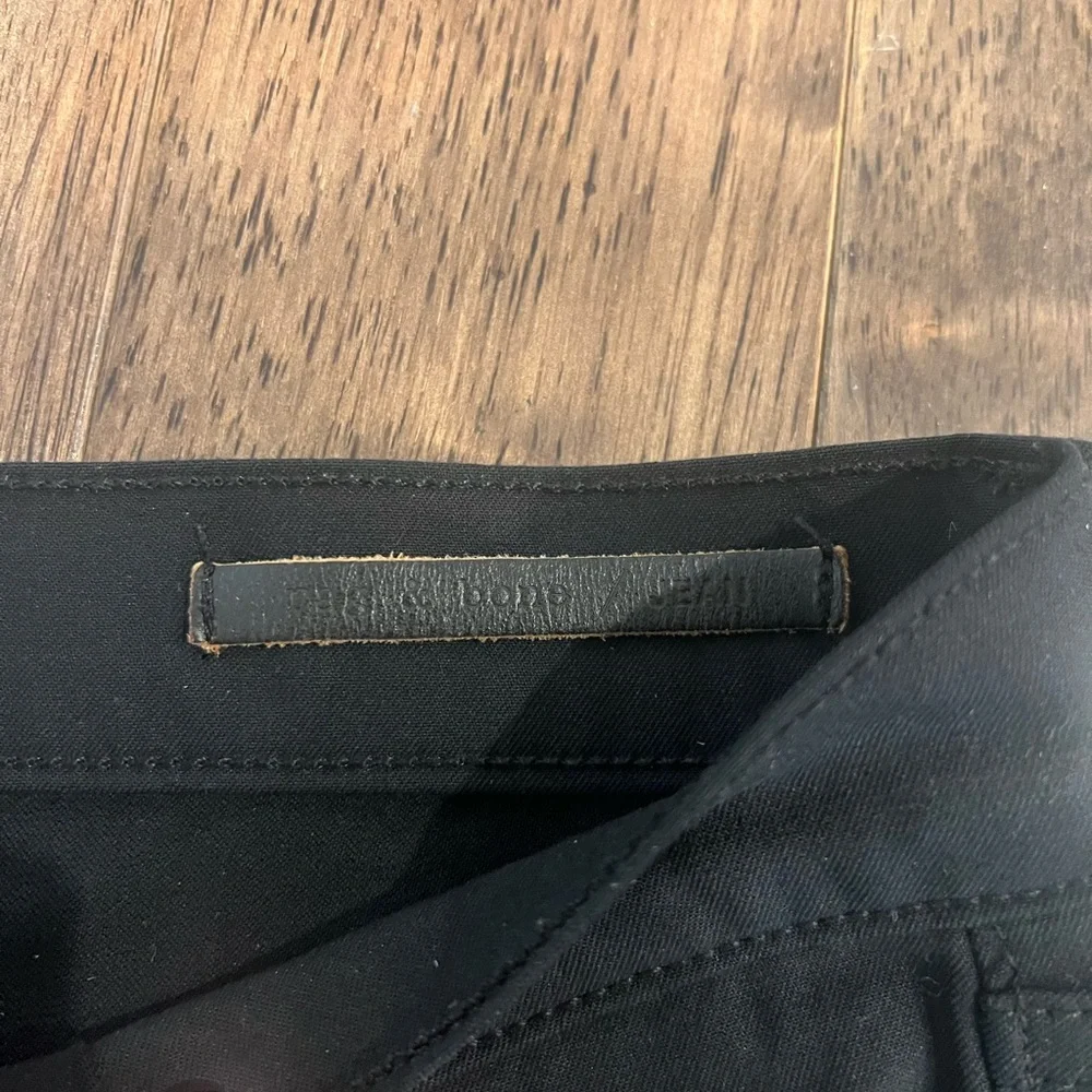 Rag & Bone Skinny Stretch Jeans (Black, 26) - Picture 6 of 7